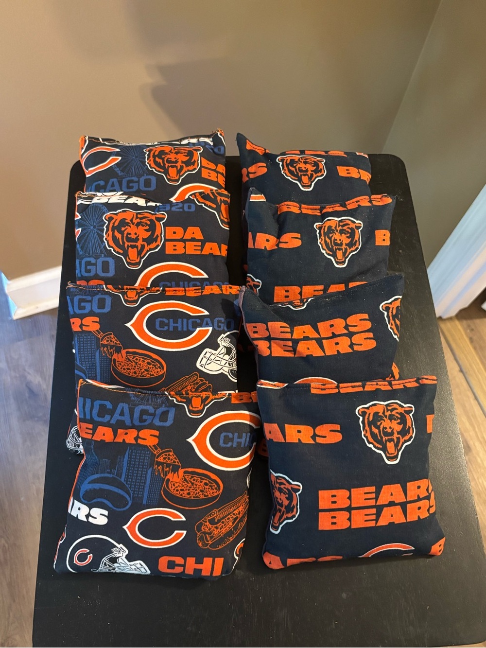 Chicago Bears cornhole bags